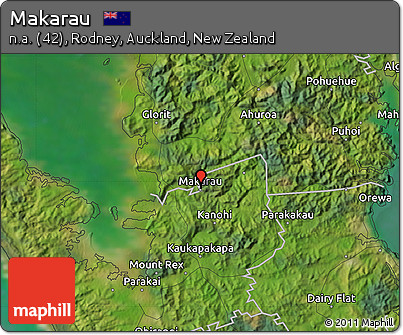 Satellite Map of Makarau