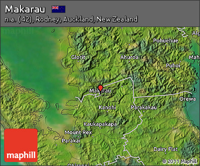 Satellite Map of Makarau