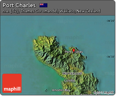 Satellite Map of Port Charles