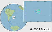Savanna Style Location Map of the area around 36° 29' 4" S, 38° 10' 29" W