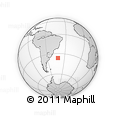 Outline Map of the Area around 36° 29' 4" S, 41° 34' 30" W, rectangular outline