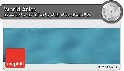 Satellite Panoramic Map of the Area around 36° 29' 4" S, 4° 10' 30" W