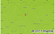 Physical Map of the area around 36° 29' 4" S, 62° 49' 30" W