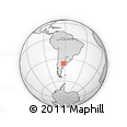 Outline Map of the Area around 36° 29' 4" S, 62° 49' 30" W, rectangular outline