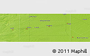 Physical Panoramic Map of the area around 36° 29' 4" S, 63° 40' 30" W