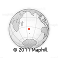 Outline Map of the Area around 36° 29' 4" S, 68° 4' 29" E, rectangular outline