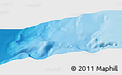 Physical Panoramic Map of the area around 36° 29' 4" S, 73° 52' 30" W
