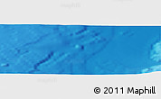 Shaded Relief Panoramic Map of the area around 36° 29' 4" S, 74° 43' 29" W