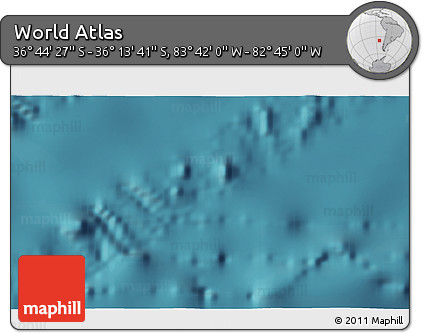 Satellite 3D Map of the Area around 36° 29' 4" S, 83° 13' 29" W