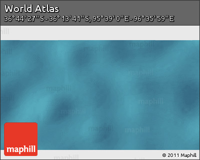 Satellite 3D Map of the Area around 36° 29' 4" S, 96° 7' 30" E