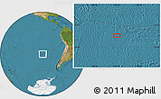 Satellite Location Map of the area around 36° 56' 32" S, 105° 19' 29" W
