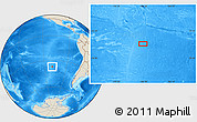 Shaded Relief Location Map of the area around 36° 56' 32" S, 109° 34' 29" W