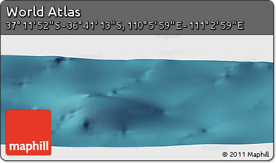 Satellite Panoramic Map of the Area around 36° 56' 32" S, 110° 34' 29" E