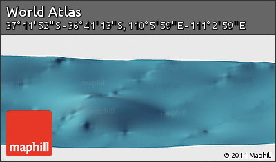 Satellite Panoramic Map of the Area around 36° 56' 32" S, 110° 34' 29" E