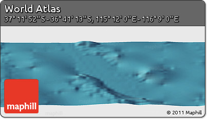 Satellite Panoramic Map of the Area around 36° 56' 32" S, 115° 40' 30" E