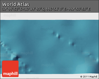 Satellite 3D Map of the Area around 36° 56' 32" S, 117° 22' 30" E