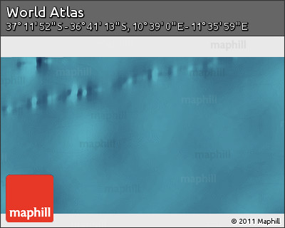 Satellite 3D Map of the Area around 36° 56' 32" S, 11° 7' 30" E