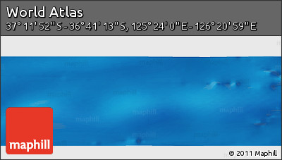 Physical Panoramic Map of the Area around 36° 56' 32" S, 125° 52' 30" E