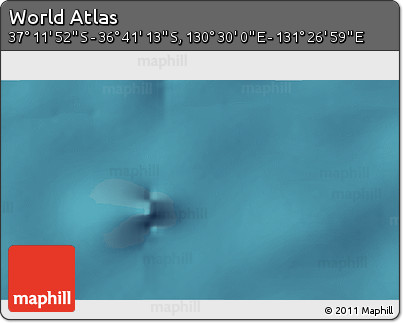 Satellite 3D Map of the Area around 36° 56' 32" S, 130° 58' 29" E