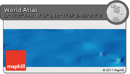 Physical Panoramic Map of the Area around 36° 56' 32" S, 132° 40' 30" E