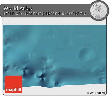 Satellite 3D Map of the Area around 36° 56' 32" S, 137° 46' 30" E