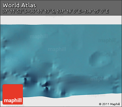 Satellite 3D Map of the Area around 36° 56' 32" S, 137° 46' 30" E