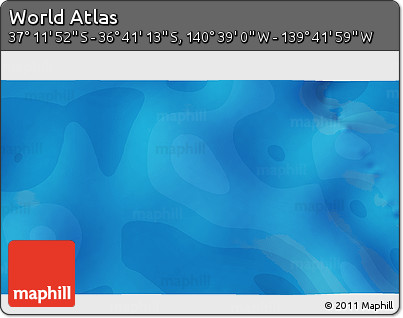Political 3D Map of the Area around 36° 56' 32" S, 140° 10' 30" W