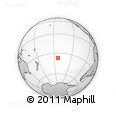 Outline Map of the Area around 36° 56' 32" S, 143° 34' 29" W, rectangular outline