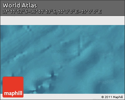 Satellite 3D Map of the Area around 36° 56' 32" S, 14° 31' 30" E