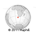 Outline Map of the Area around 36° 56' 32" S, 14° 31' 30" E, rectangular outline