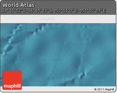 Satellite 3D Map of the Area around 36° 56' 32" S, 151° 22' 30" E