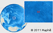 Shaded Relief Location Map of the area around 36° 56' 32" S, 151° 13' 29" W