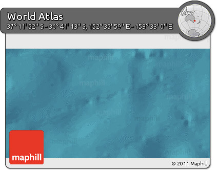 Satellite 3D Map of the Area around 36° 56' 32" S, 153° 4' 29" E