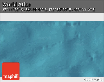 Satellite 3D Map of the Area around 36° 56' 32" S, 153° 4' 29" E