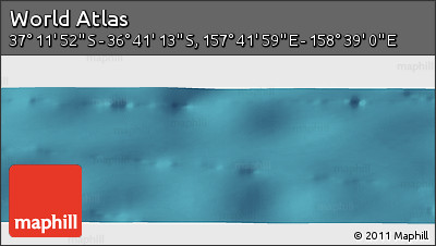 Satellite Panoramic Map of the Area around 36° 56' 32" S, 158° 10' 30" E