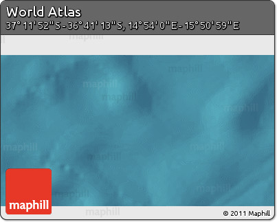 Satellite 3D Map of the Area around 36° 56' 32" S, 15° 22' 30" E