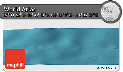 Satellite Panoramic Map of the Area around 36° 56' 32" S, 164° 7' 30" E