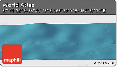 Satellite Panoramic Map of the Area around 36° 56' 32" S, 164° 7' 30" E