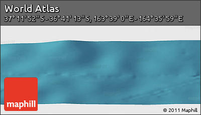 Satellite Panoramic Map of the Area around 36° 56' 32" S, 164° 7' 30" E