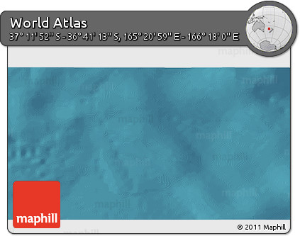 Satellite 3D Map of the Area around 36° 56' 32" S, 165° 49' 29" E