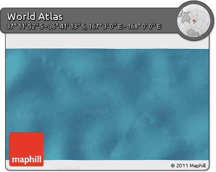 Satellite 3D Map of the Area around 36° 56' 32" S, 167° 31' 30" E