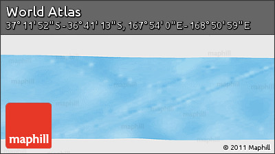 Physical Panoramic Map of the Area around 36° 56' 32" S, 168° 22' 30" E