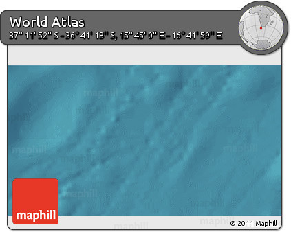 Satellite 3D Map of the Area around 36° 56' 32" S, 16° 13' 30" E