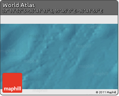 Satellite 3D Map of the Area around 36° 56' 32" S, 16° 13' 30" E