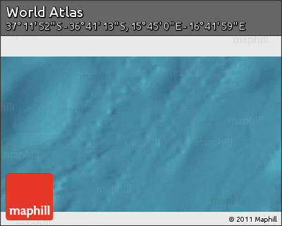 Satellite 3D Map of the Area around 36° 56' 32" S, 16° 13' 30" E