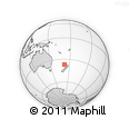Outline Map of the Area around 36° 56' 32" S, 171° 46' 30" E, rectangular outline