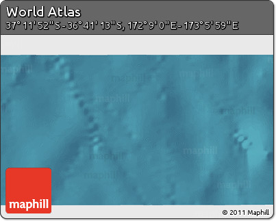 Satellite 3D Map of the Area around 36° 56' 32" S, 172° 37' 30" E