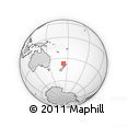 Outline Map of the Area around 36° 56' 32" S, 173° 28' 29" E, rectangular outline