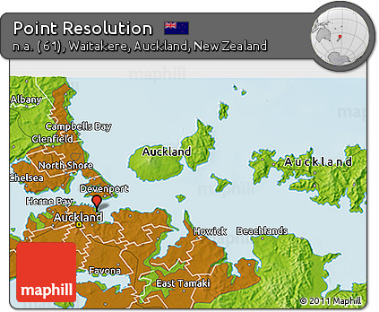 Physical 3D Map of Point Resolution