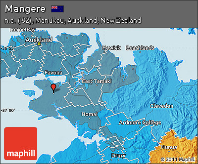 Political Map of Mangere